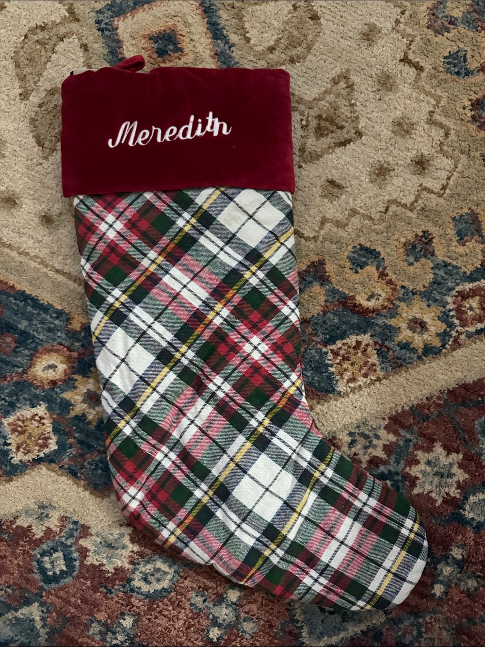 Pottery Barn Meredith Stocking